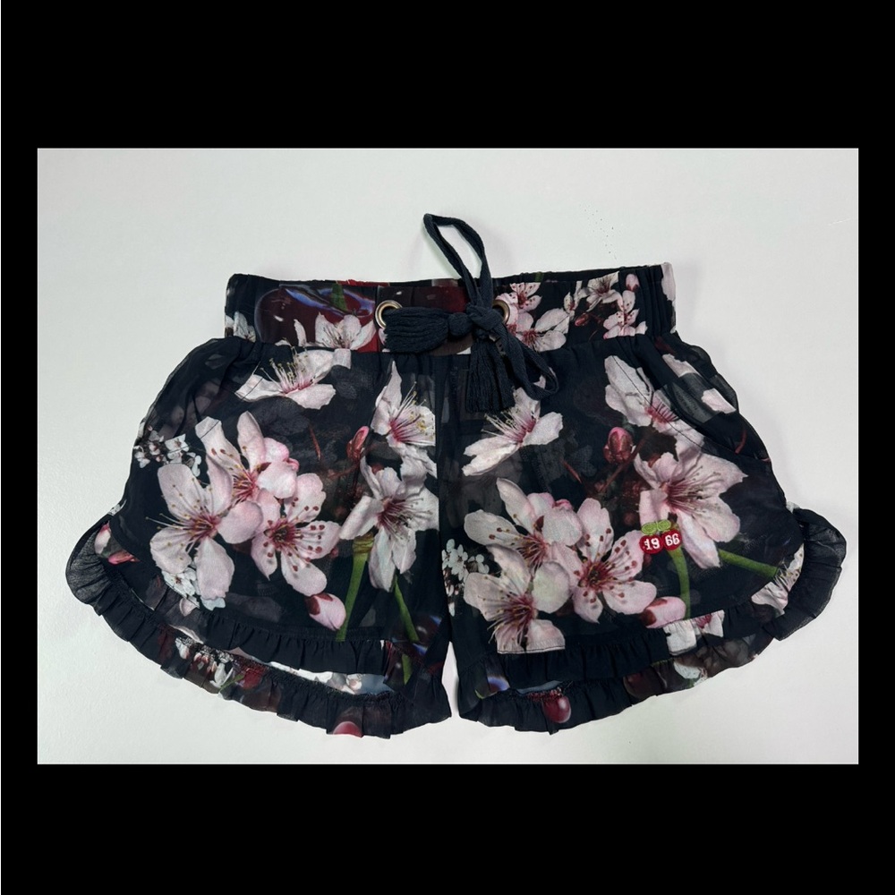 Pacha Ibiza XS Shorts Cherries Black Beach Glam XS Pockets mesh summer glam